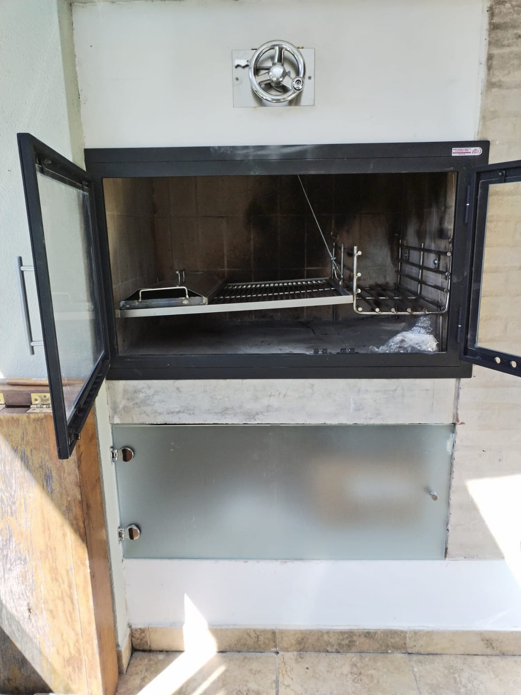Parrilla Fija Aprox. 100 a 110 cm