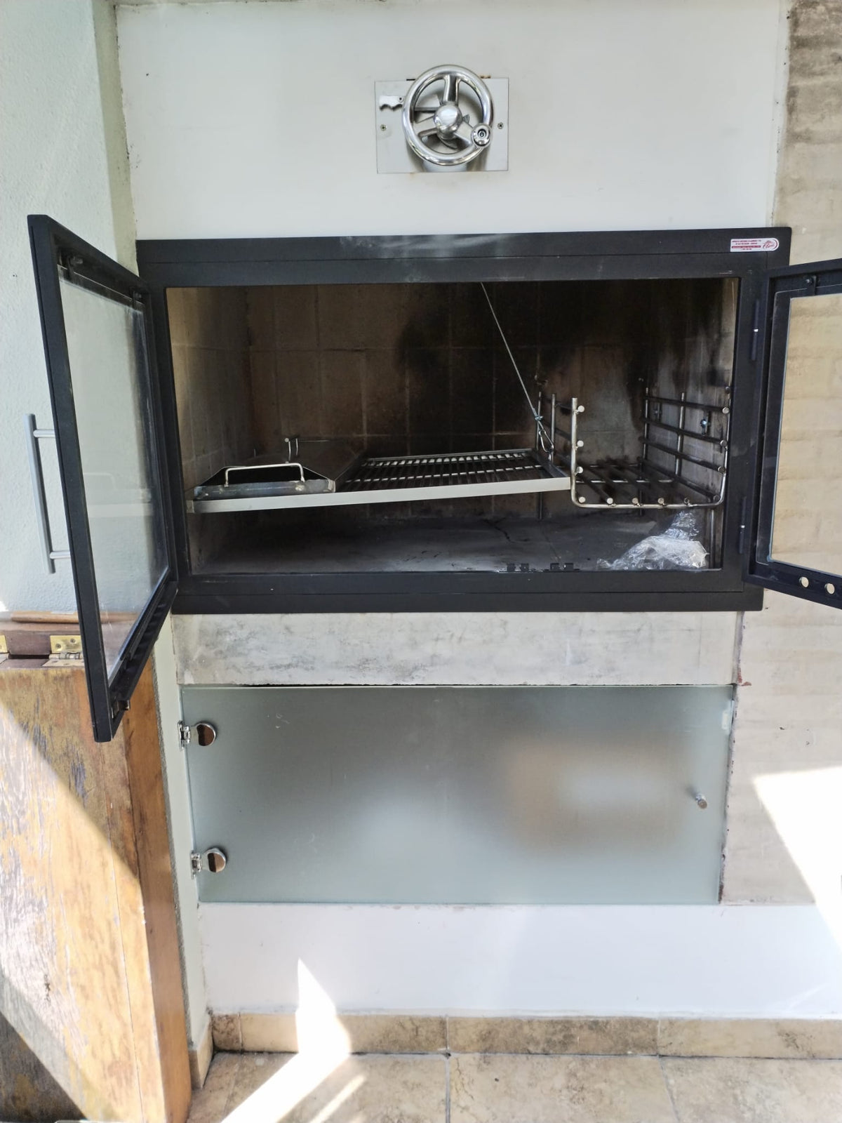 Parrilla Fija Aprox. 100 a 110 cm
