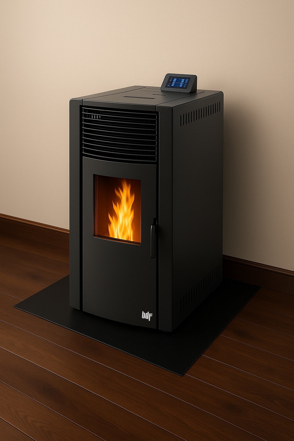 BDF Olivia Pellet 12 Kw 📶 WiFi + Kit de caños