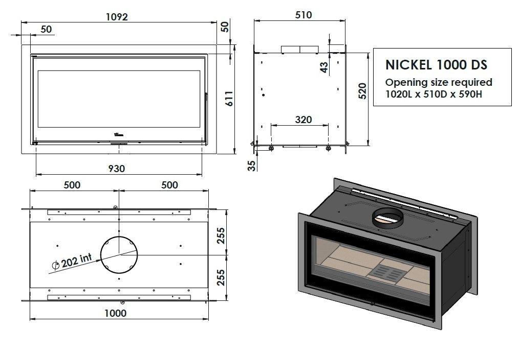 Lacunza Nikel 1000 Doble Vitro